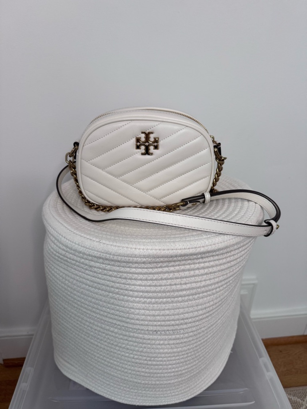 Tory Burch Kira Small Chevron Camera Bag
